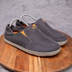 Olukia Nohea Mesh Mens 8 Gray‎ Slip On Casual